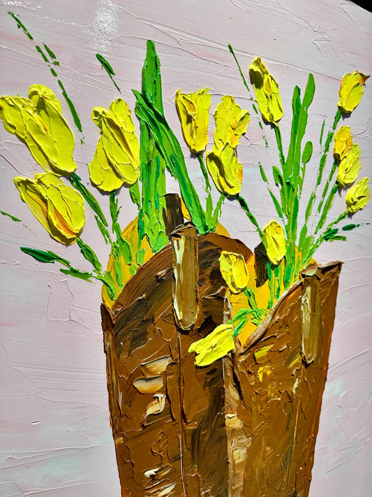 "I CAN BUY MYSELF FLOWERS" - 40" x 30"
