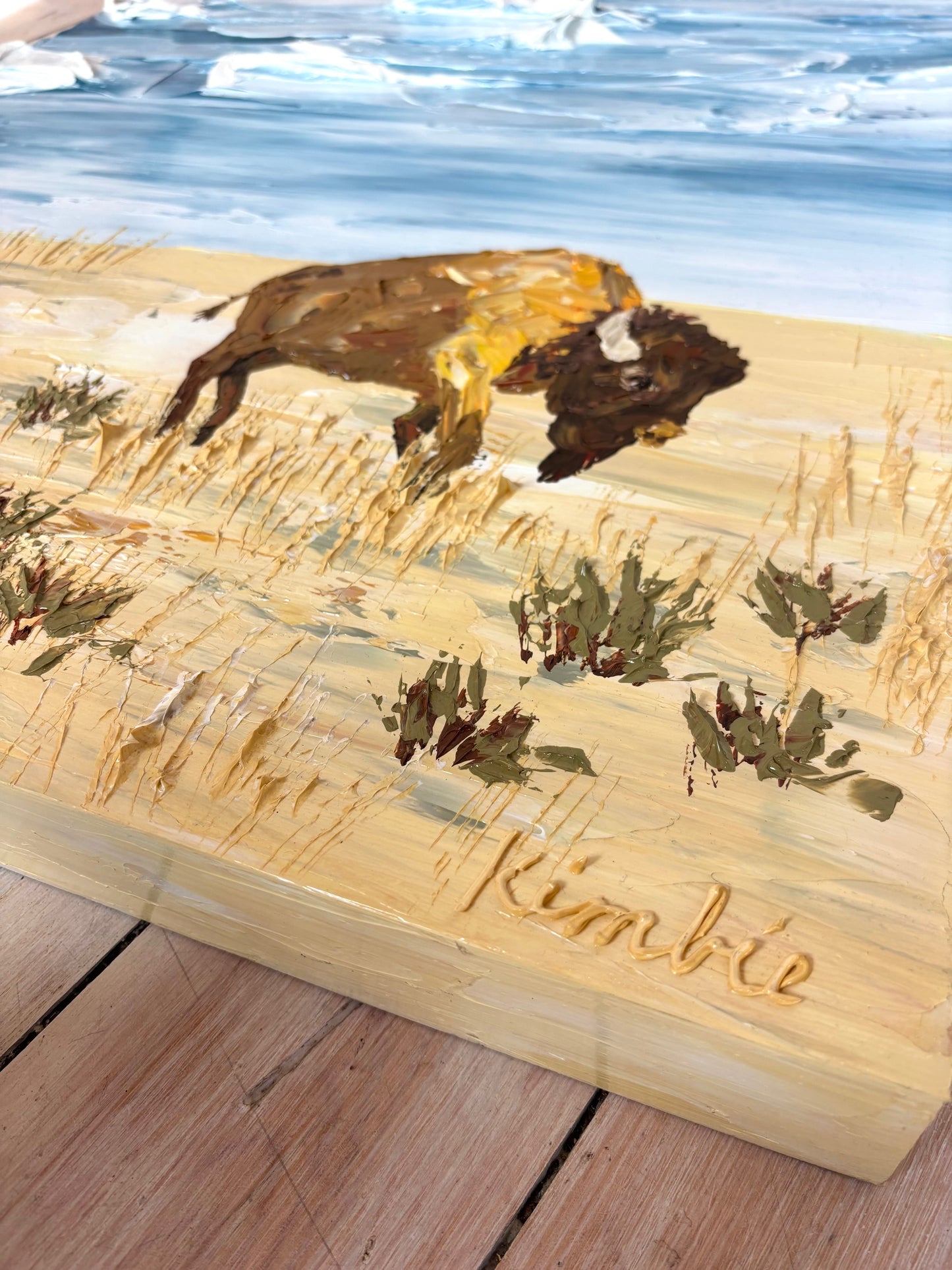 "STEADY AHEAD" - 24" x 24"