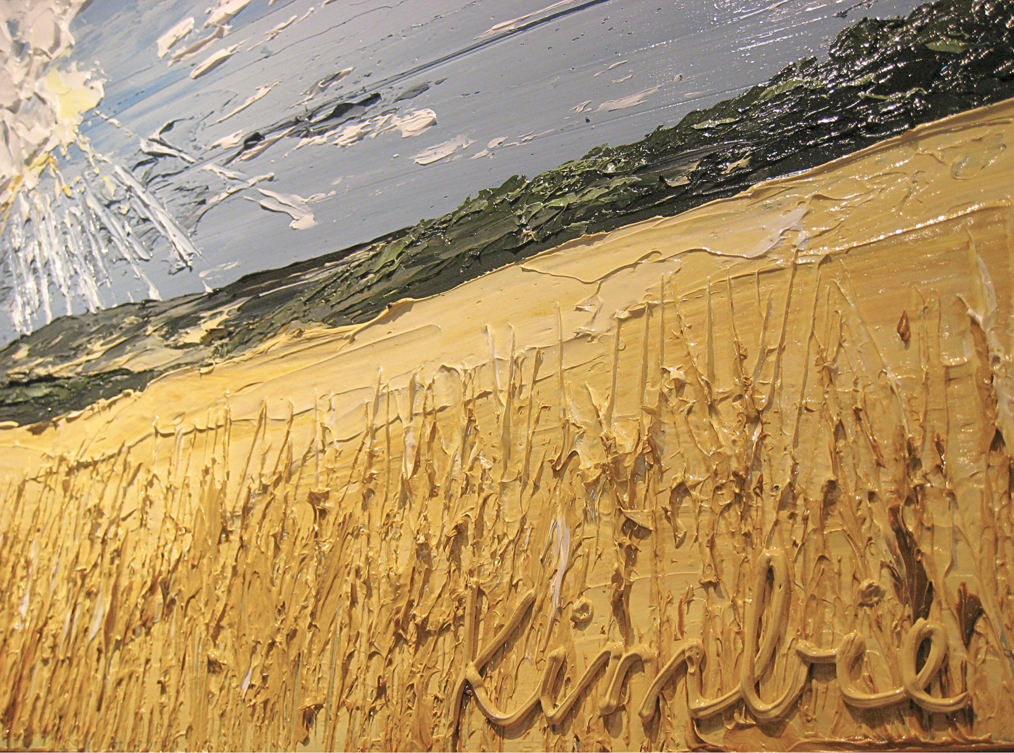 "GOLDEN DAYS AHEAD" - 20" x 24"
