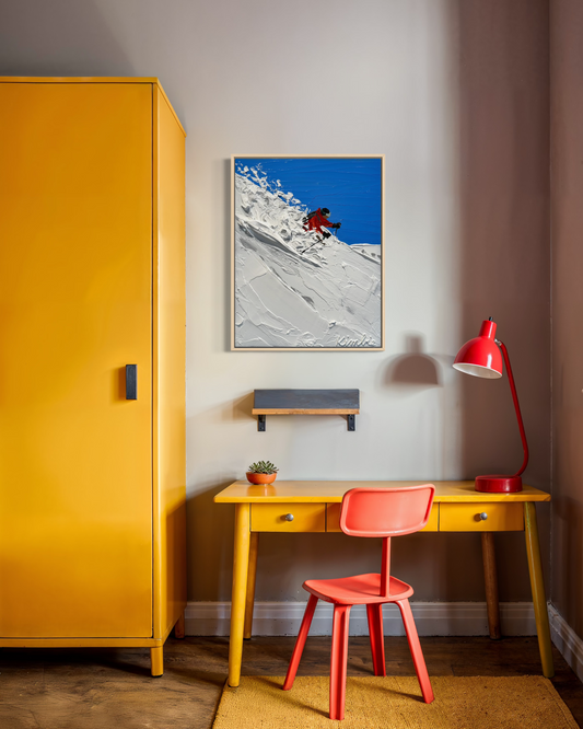 "THE FALL LINE" - 20" x 16"