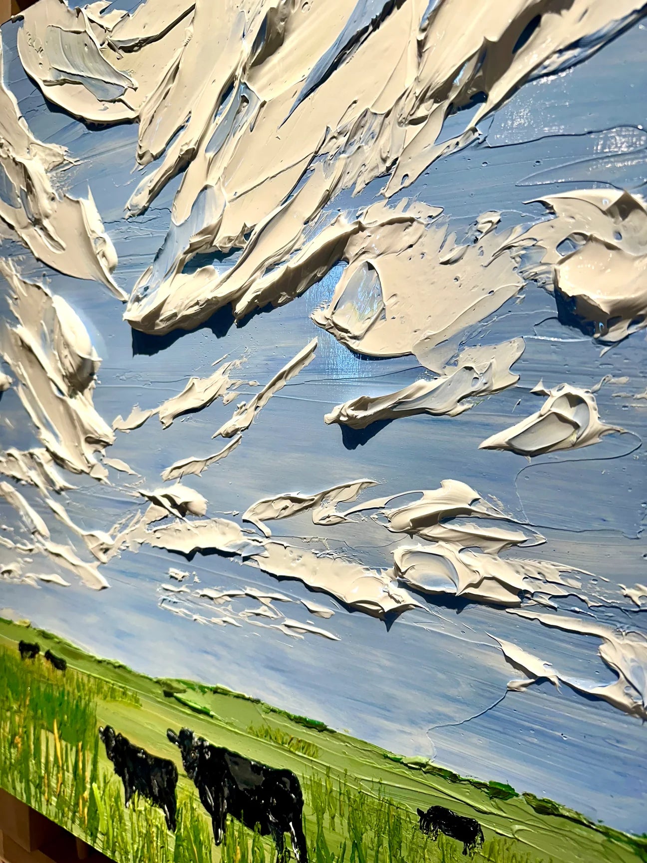 "UNDER THE BIG SKY" - 24" x 24"