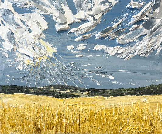 "GOLDEN DAYS AHEAD" - 20" x 24"