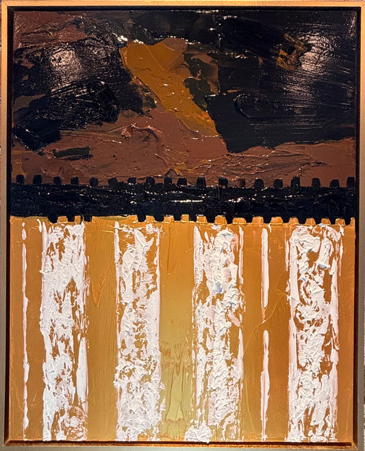 "LEATHER AND LACE II" - 16" x 20"