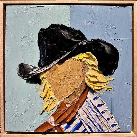 "COWGIRL UP: BOLD" - 12" x 12"