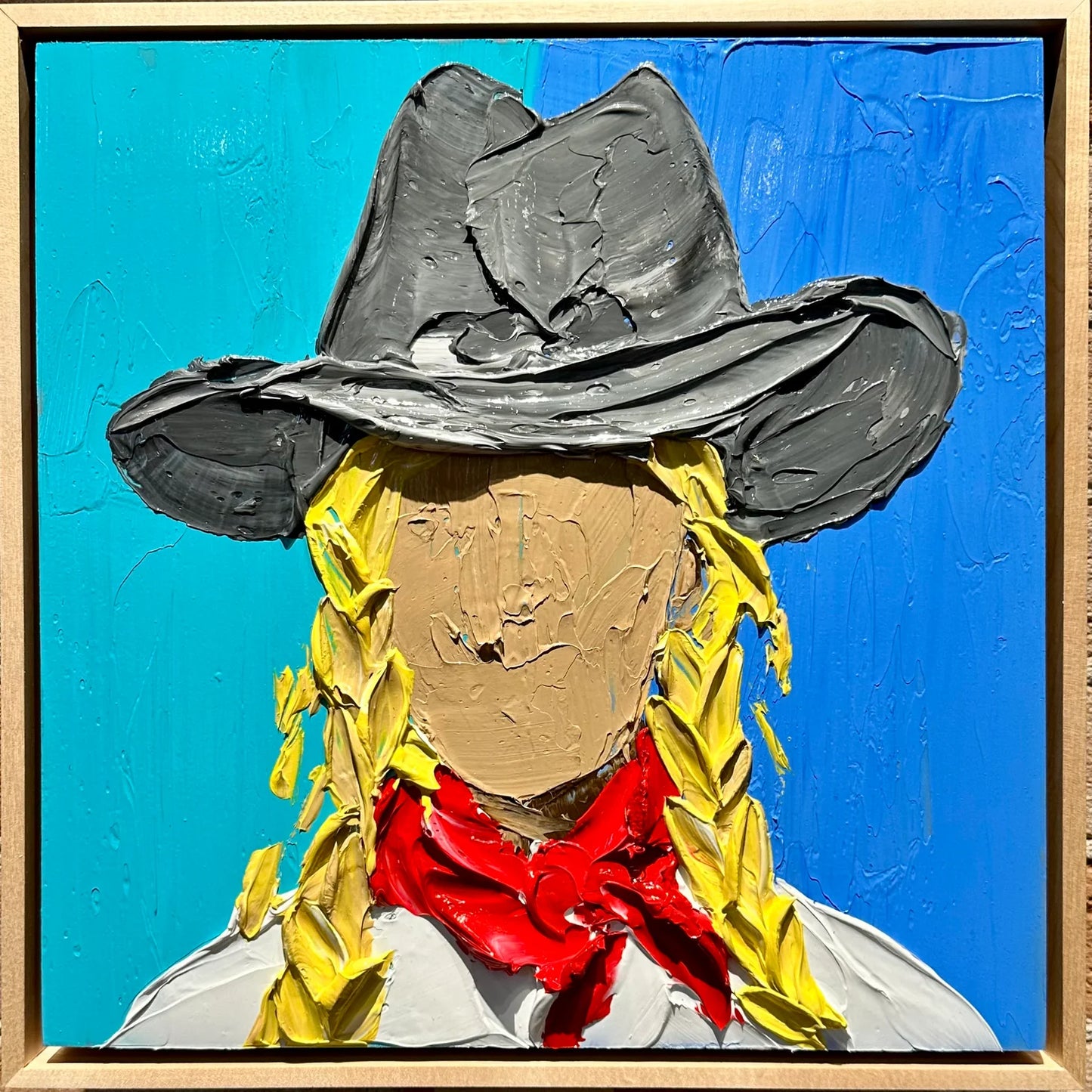 "COWGIRL UP: WISE" - 12" x 12"