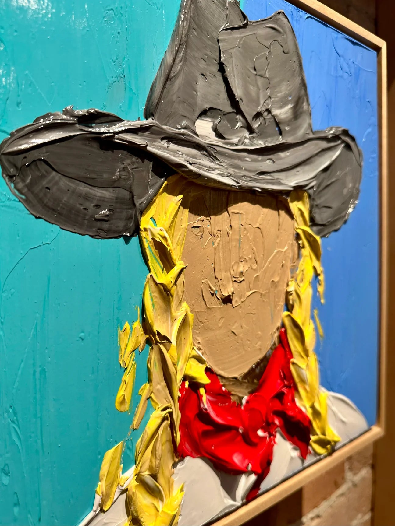 "COWGIRL UP: WISE" - 12" x 12"