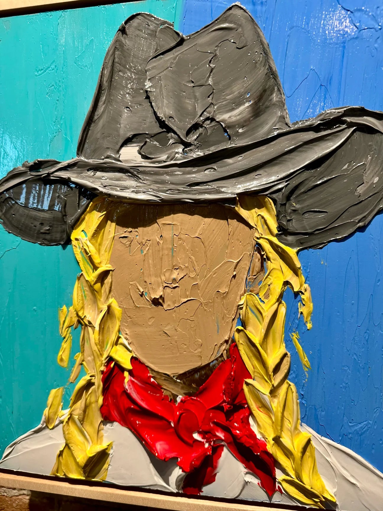 "COWGIRL UP: WISE" - 12" x 12"