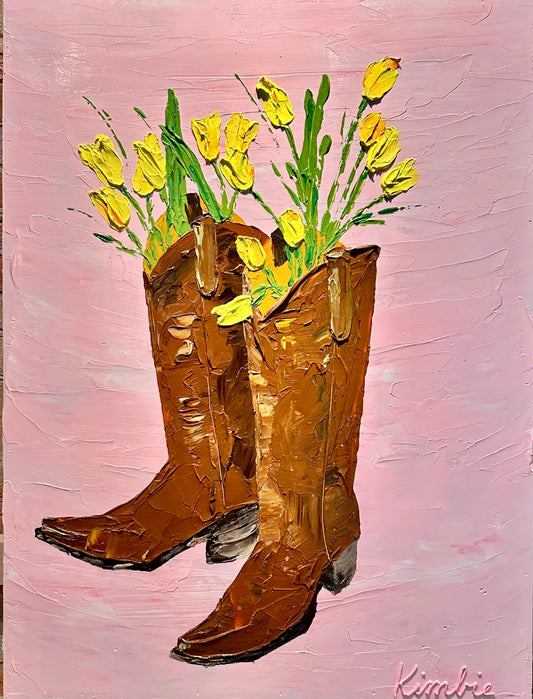 "I CAN BUY MYSELF FLOWERS" - 40" x 30"