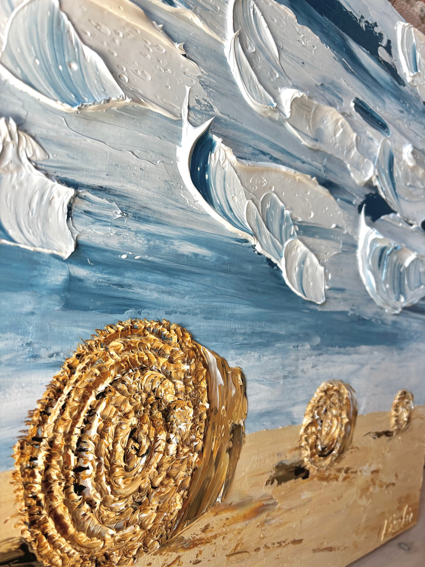 "HAY DAY" - 24" x 24"