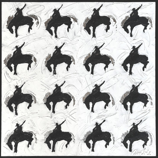 "ABUNDANCE: QUICKSILVER" - 36" x 36"