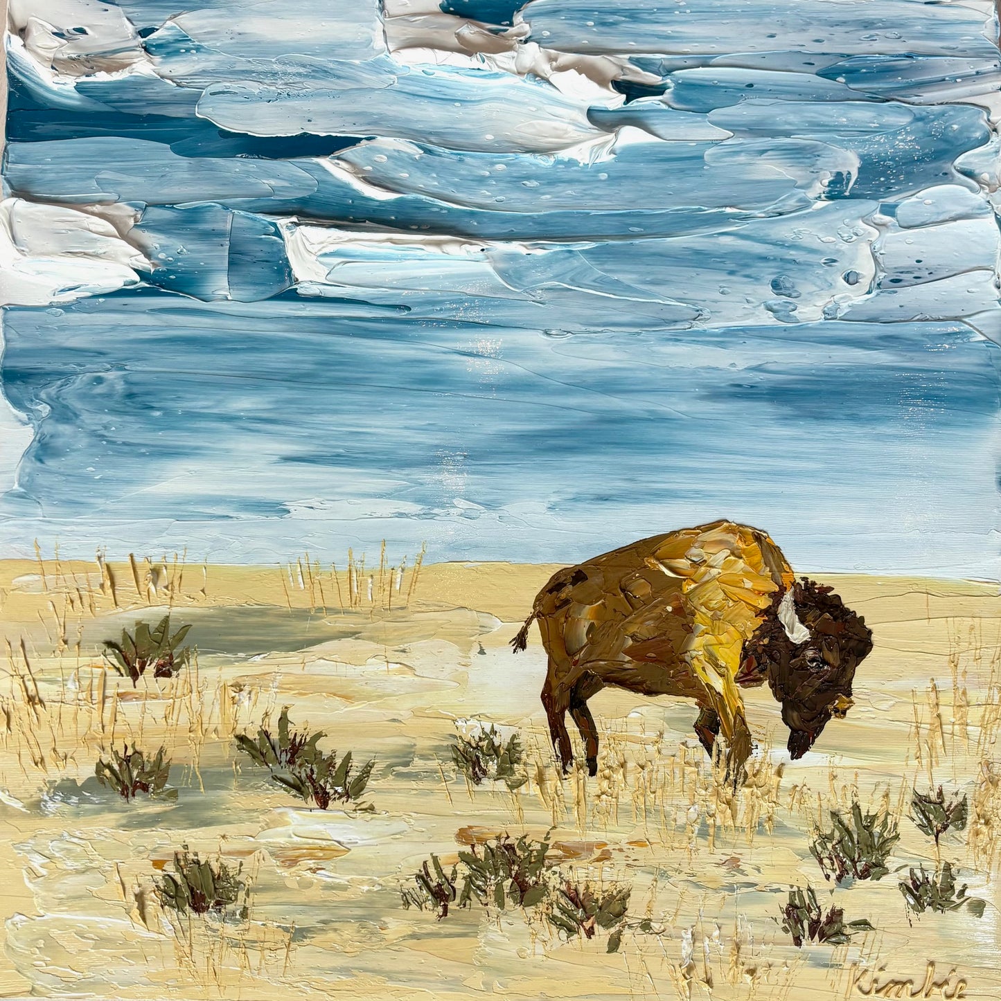 "STEADY AHEAD" - 24" x 24"