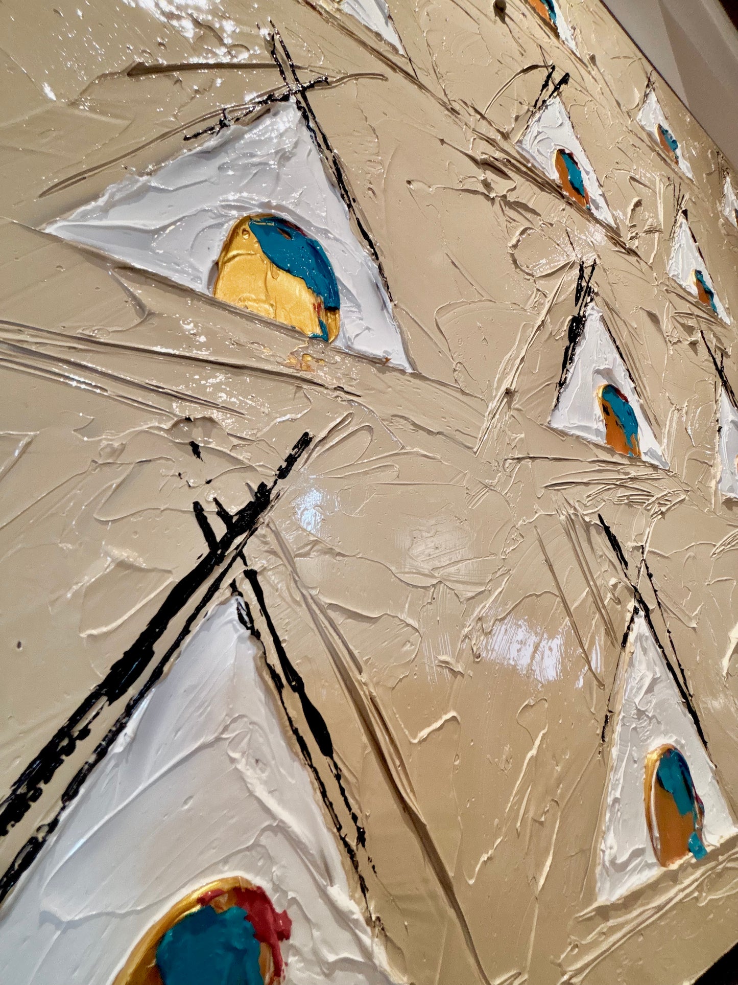 "ABUNDANCE: IT TAKES A VILLAGE" - 36" x 36"