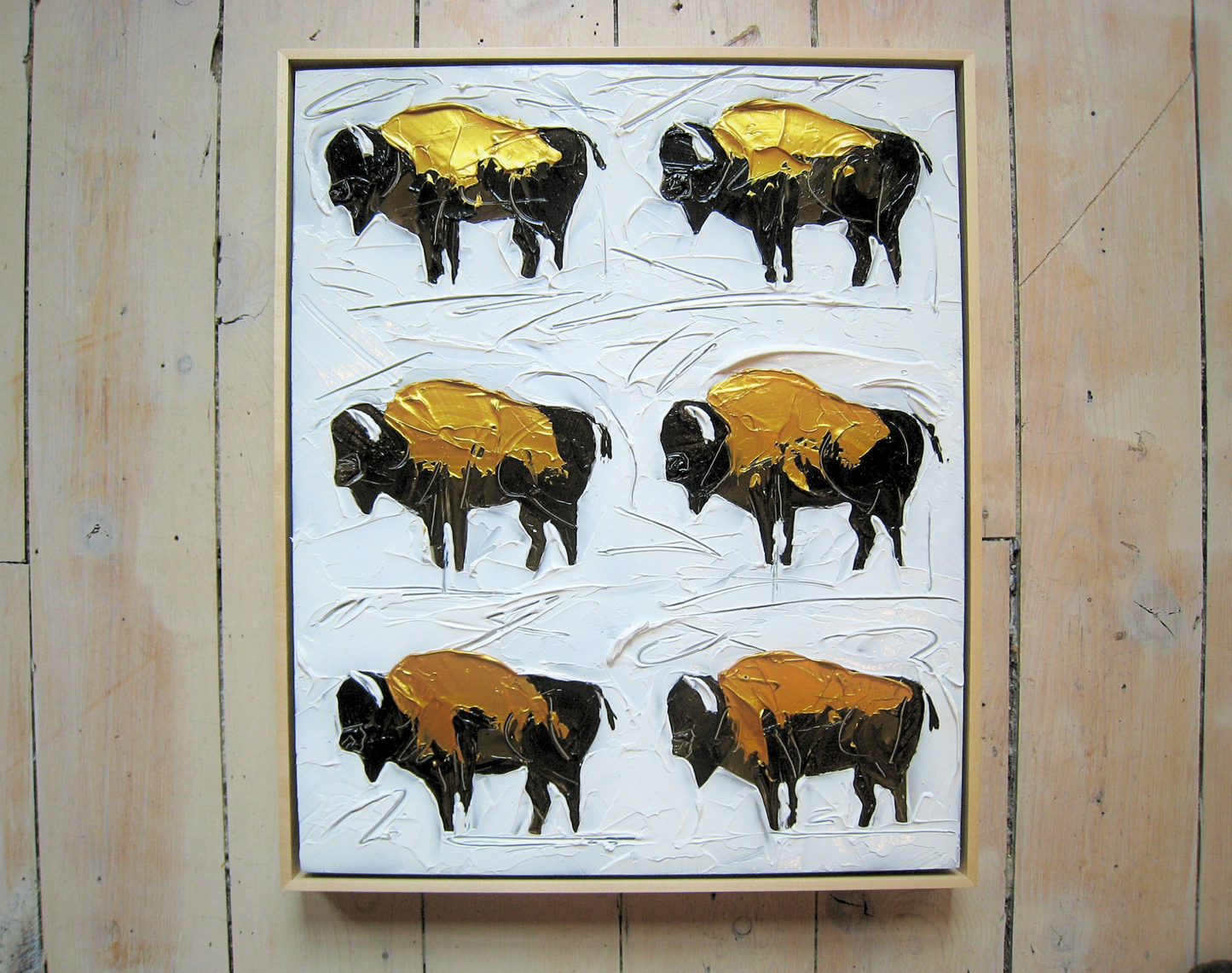 "ABUNDANCE: STAY GOLD" - 20" x 16"