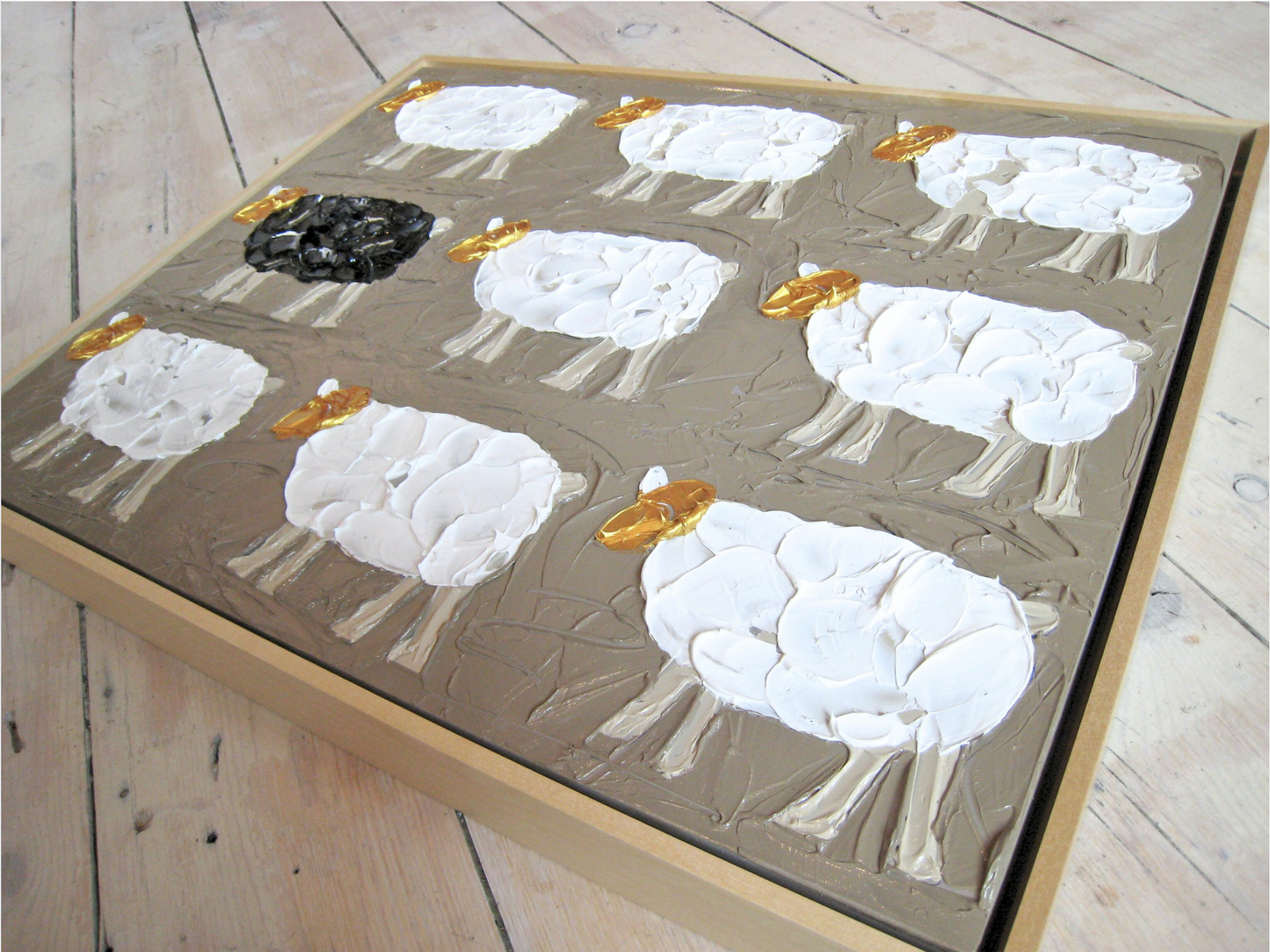 "ABUNDANCE: BLACK SHEEP" - 16" x 20"
