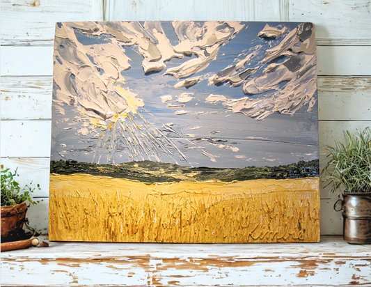 "GOLDEN DAYS AHEAD" - 20" x 24"