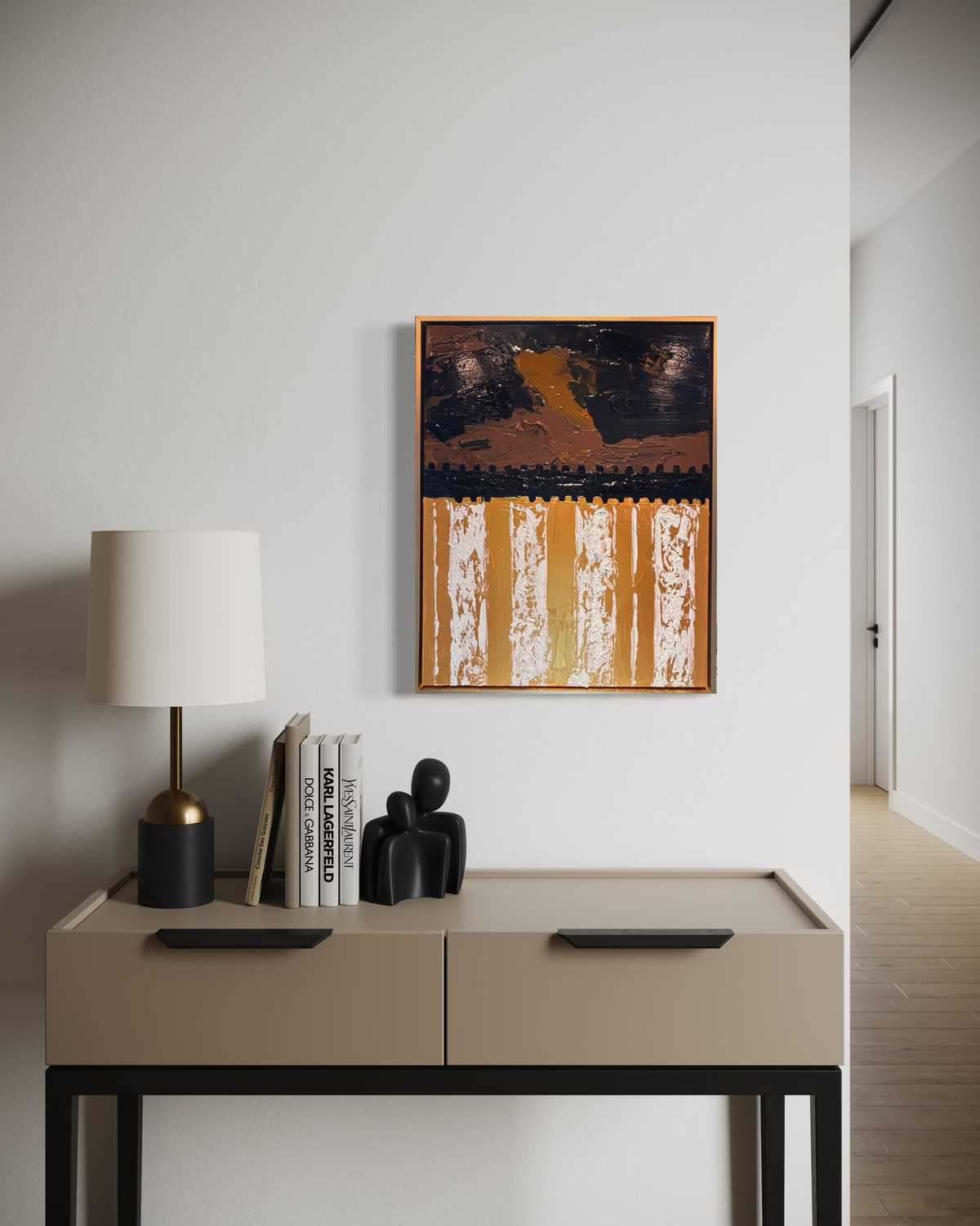 "LEATHER AND LACE II" - 16" x 20"