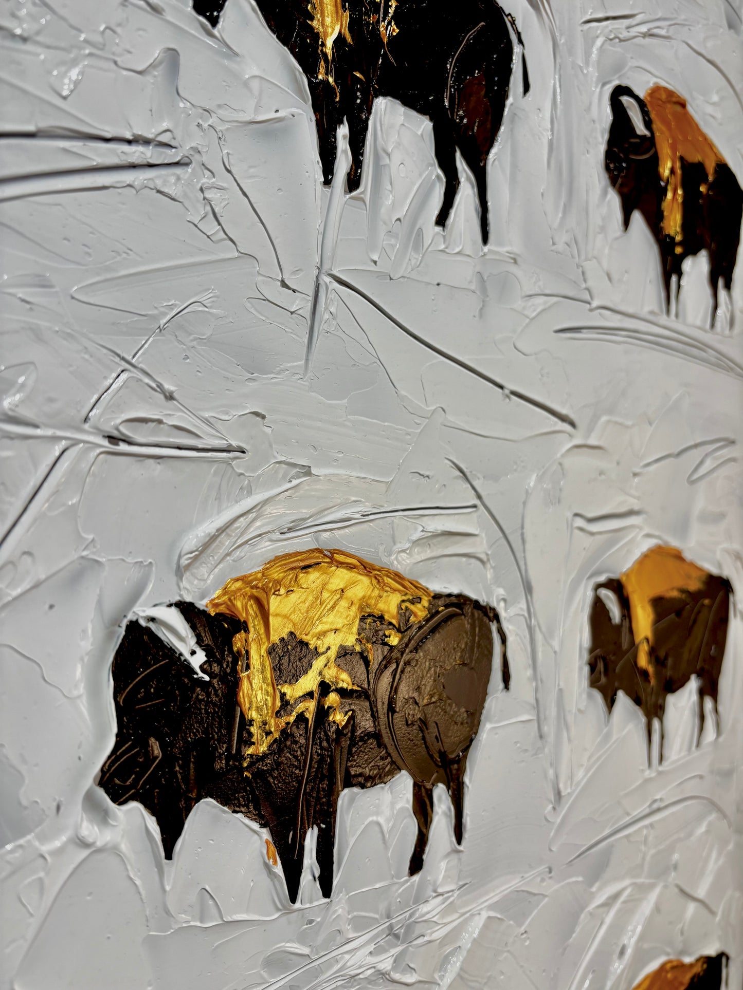 "ABUNDANCE: STAY GOLD" - 36" x 36"
