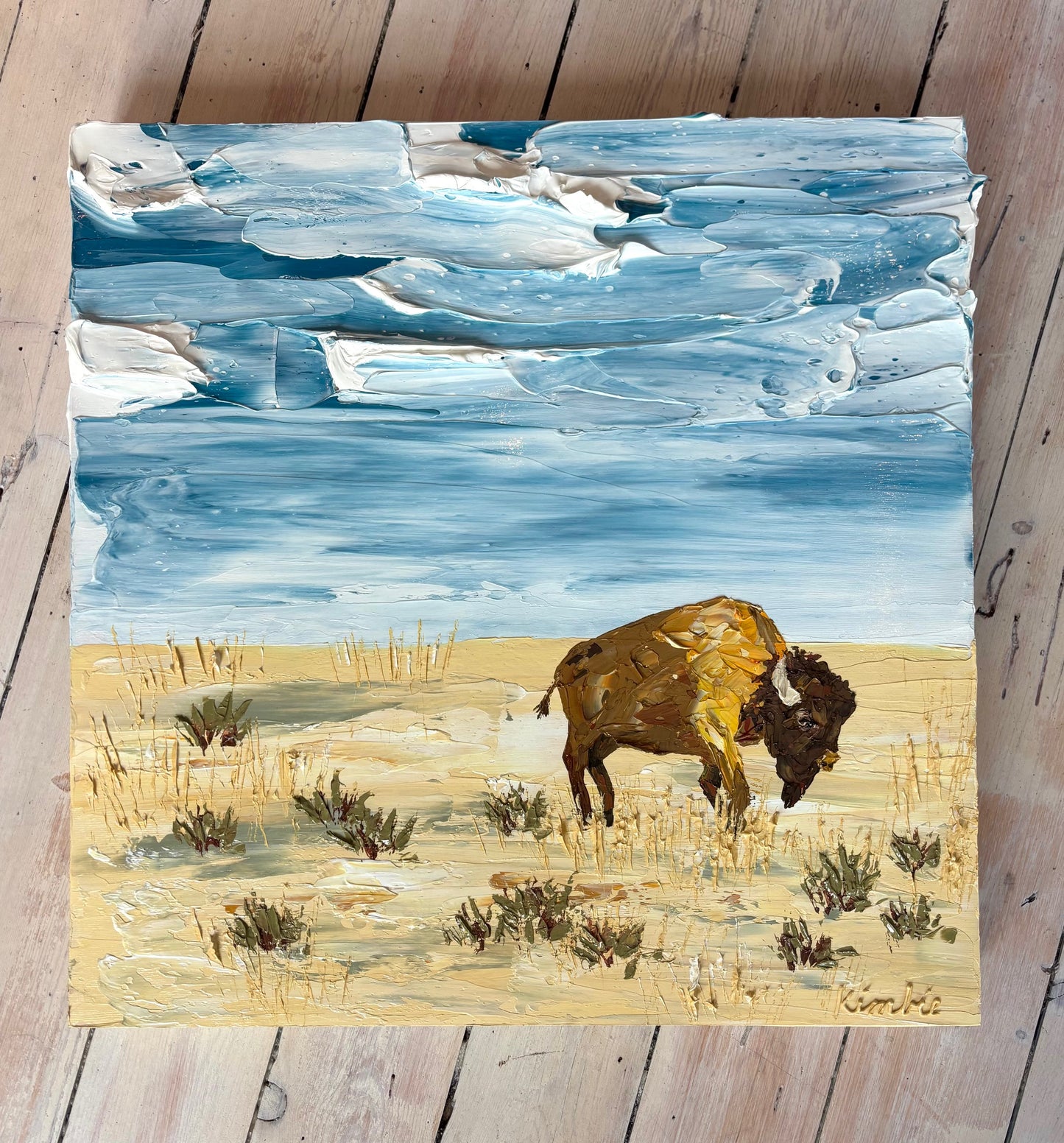 "STEADY AHEAD" - 24" x 24"