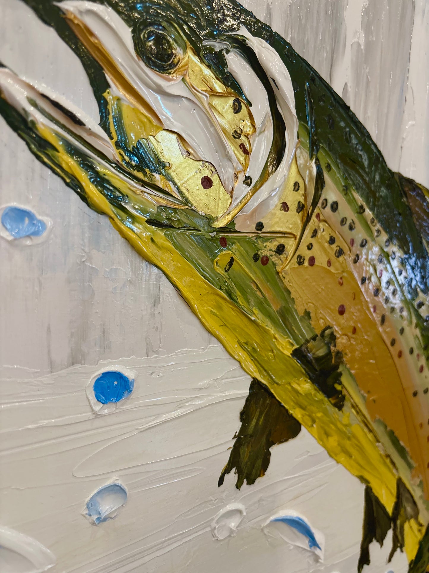 "FLY HIGH: BROWN" - 30" x 30"