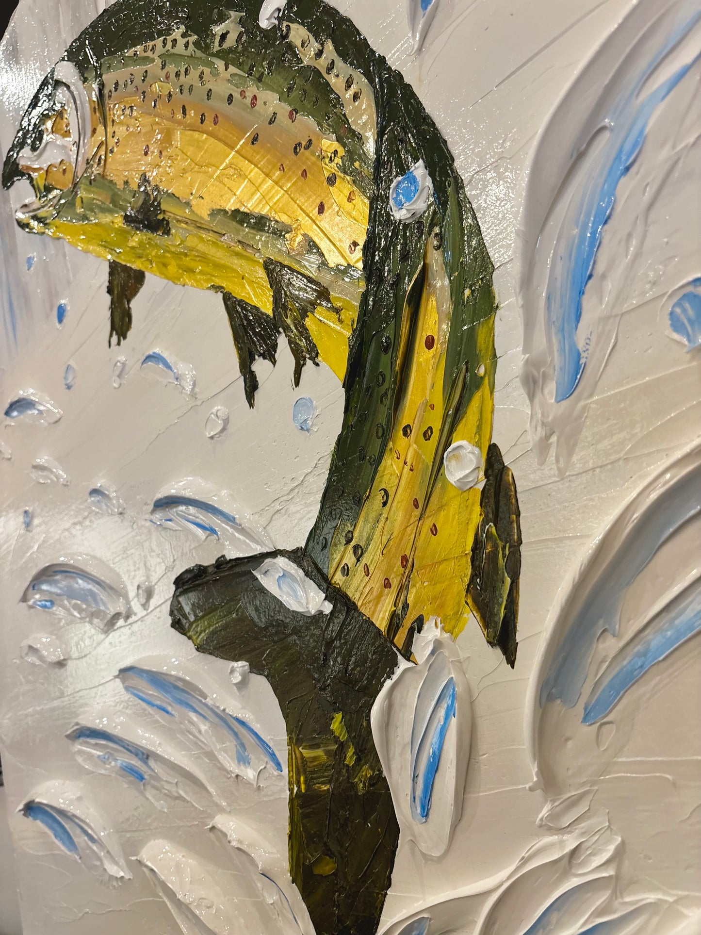 "FLY HIGH: BROWN" - 30" x 30"