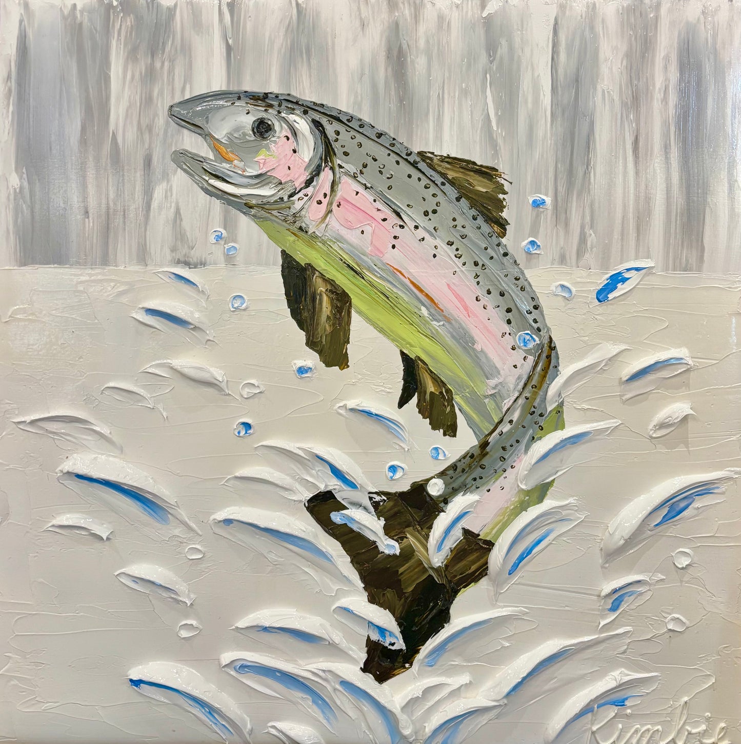 "FLY HIGH: RAINBOW" - 30" x 30"