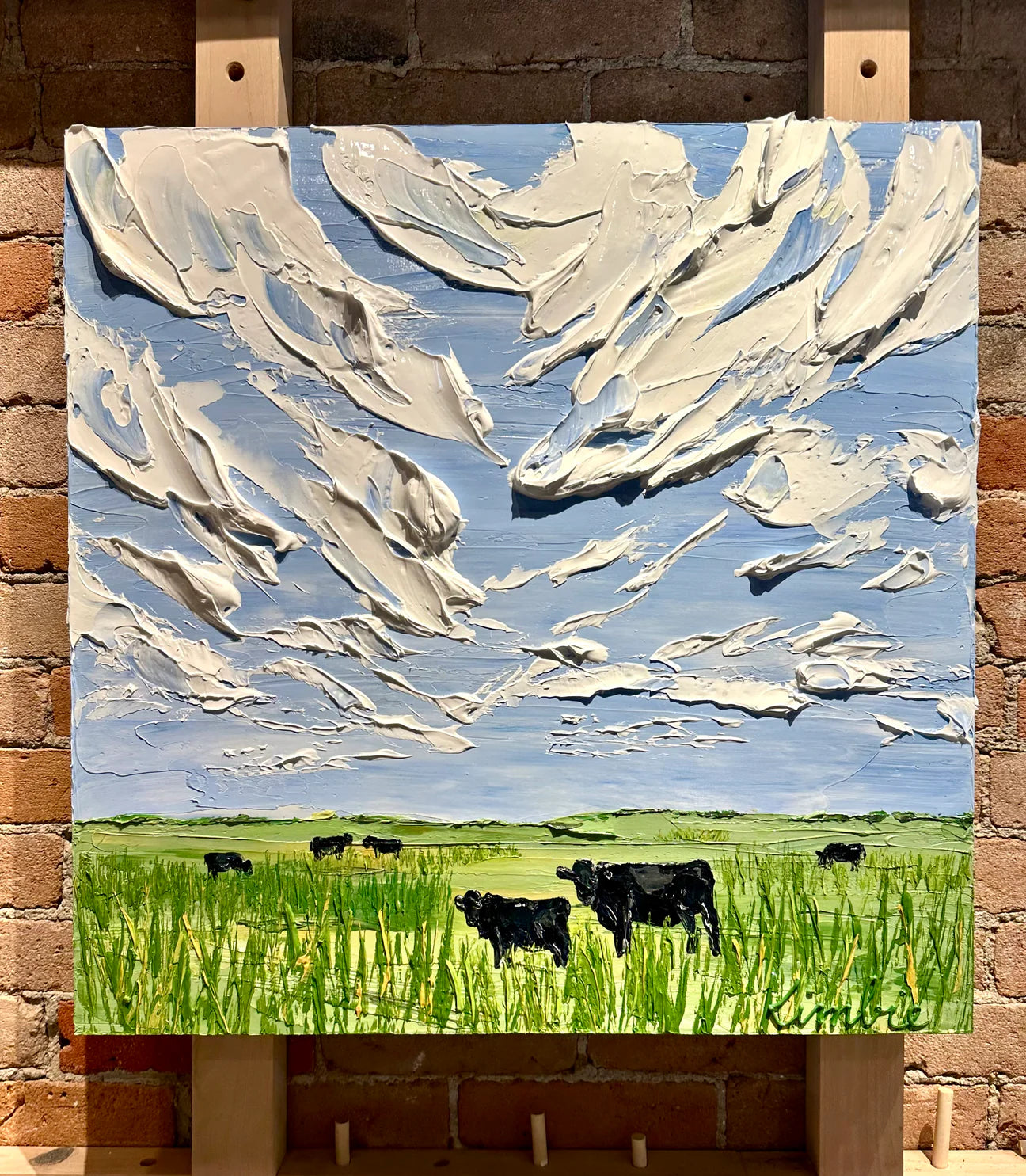 "UNDER THE BIG SKY" - 24" x 24"