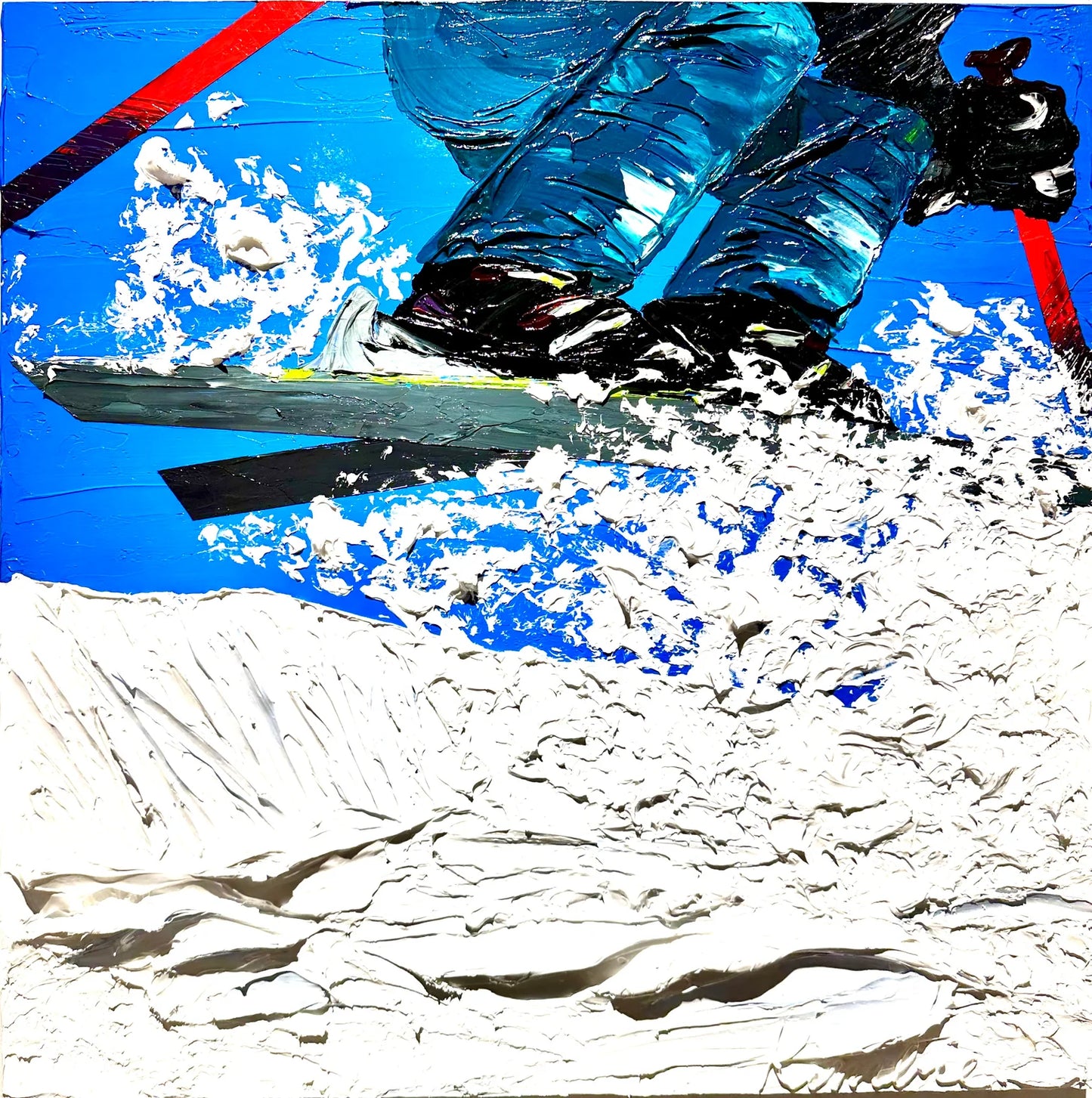 "SEND IT" - 24" x 24"