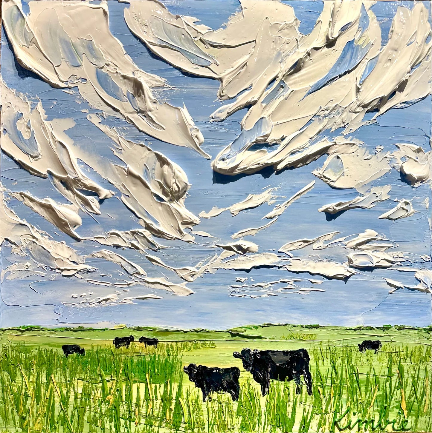 "UNDER THE BIG SKY" - 24" x 24"