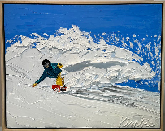 "GNAR GNAR POW POW" - 16" x 20"