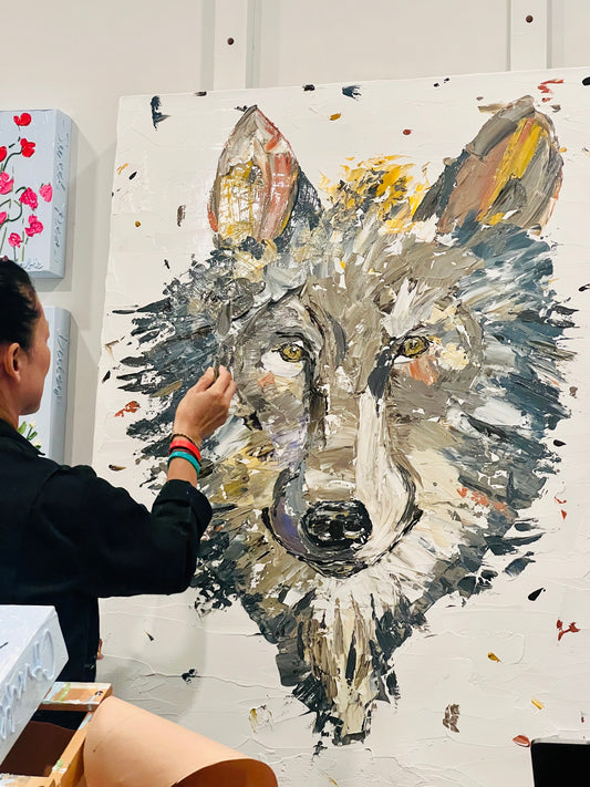 “THE GUIDE” - 36”x48”