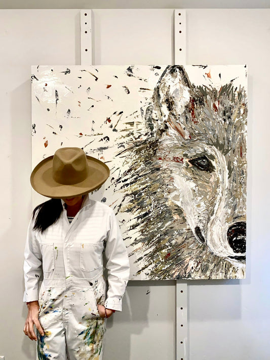 ‘SPIRIT ANIMAL” - 36”x36”
