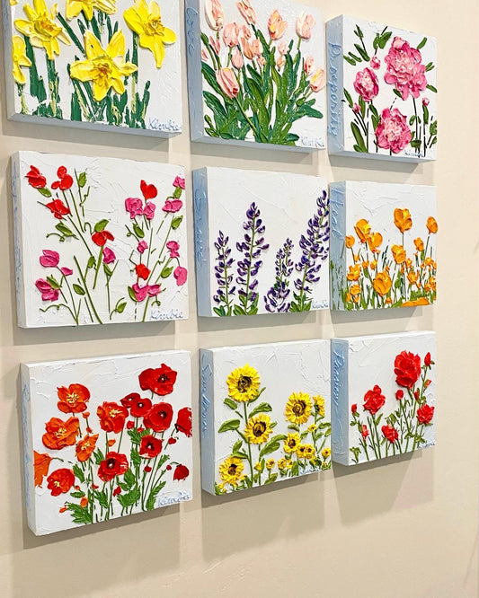 “WILDFLOWER SPIRIT” - Smalls "12x12"