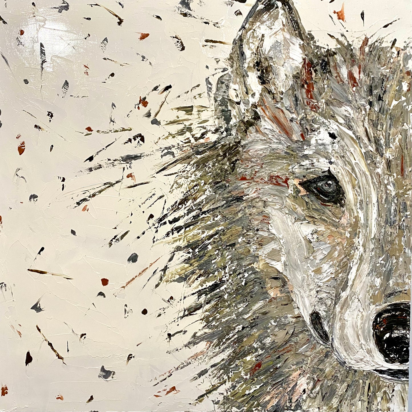 ‘SPIRIT ANIMAL” - 36”x36”