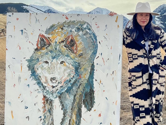 "I AM WARRIOR" - 48"x60"