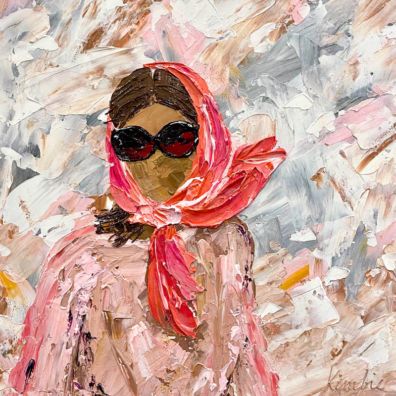 “PARISIAN PINK”  -  24"x24"