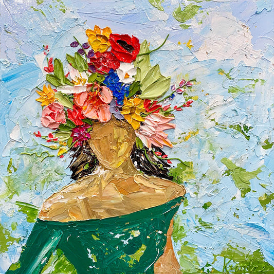 ‘WAHINE”  -  24"x24"