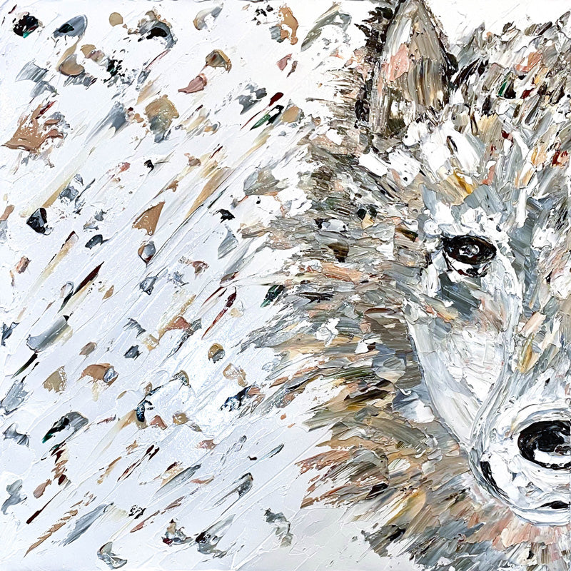 ”HALF OF YOU, HALF OF ME -  36"x36"